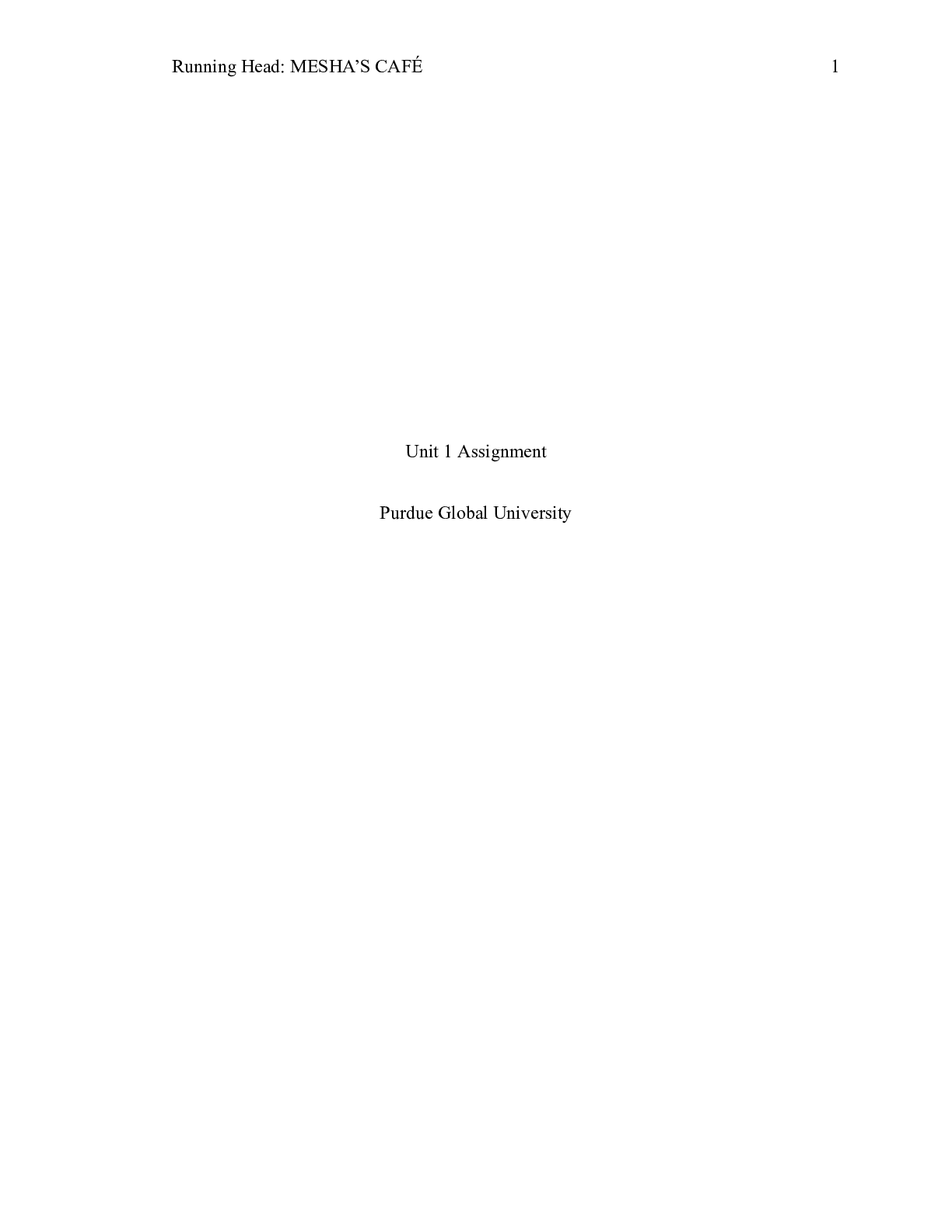 Preview image for IT117UNIT1 corrected .docx    Unit 1 Assignment  Purdue Global University    Description: